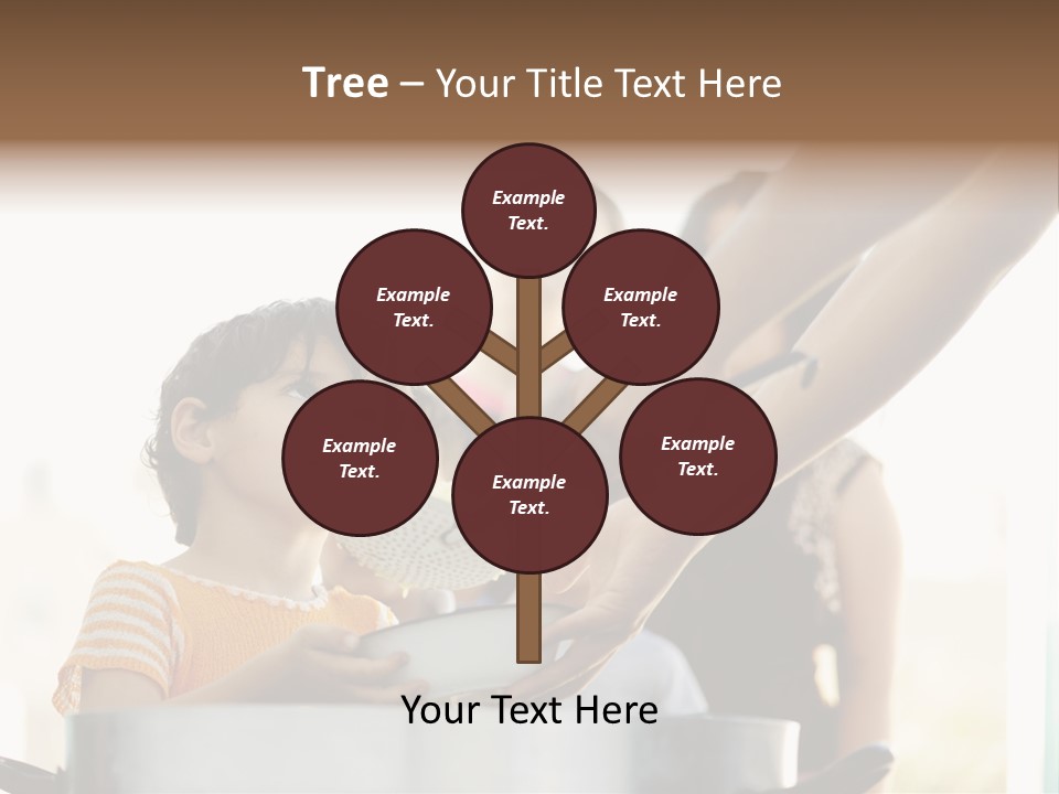 Worker Kid Food PowerPoint Template