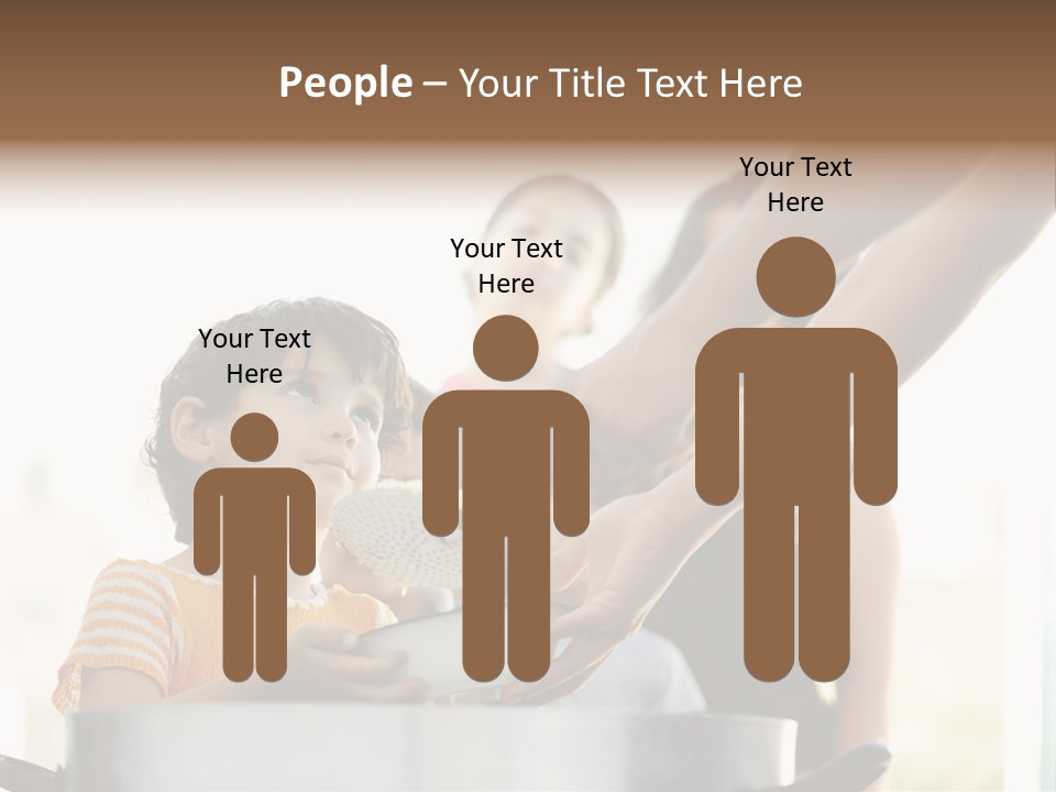 Worker Kid Food PowerPoint Template