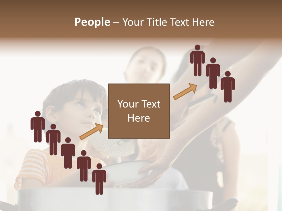 Worker Kid Food PowerPoint Template