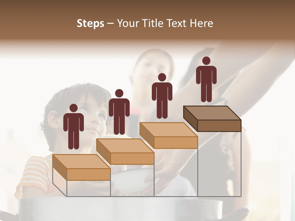 Worker Kid Food PowerPoint Template