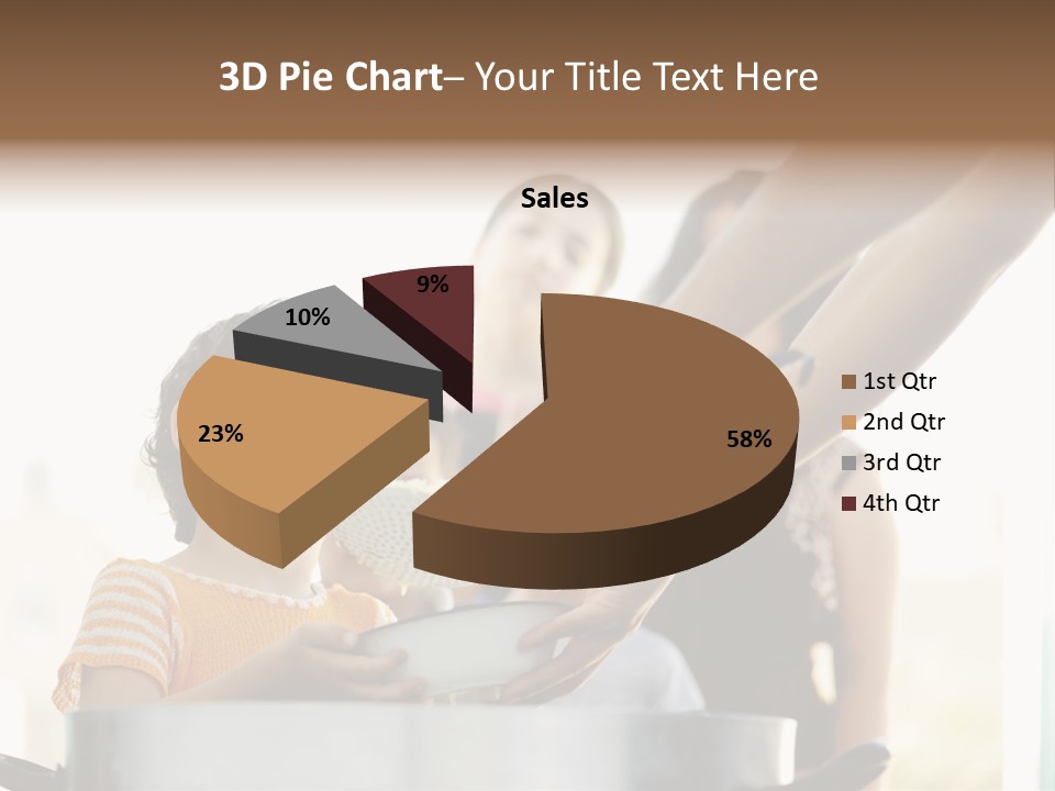 Worker Kid Food PowerPoint Template