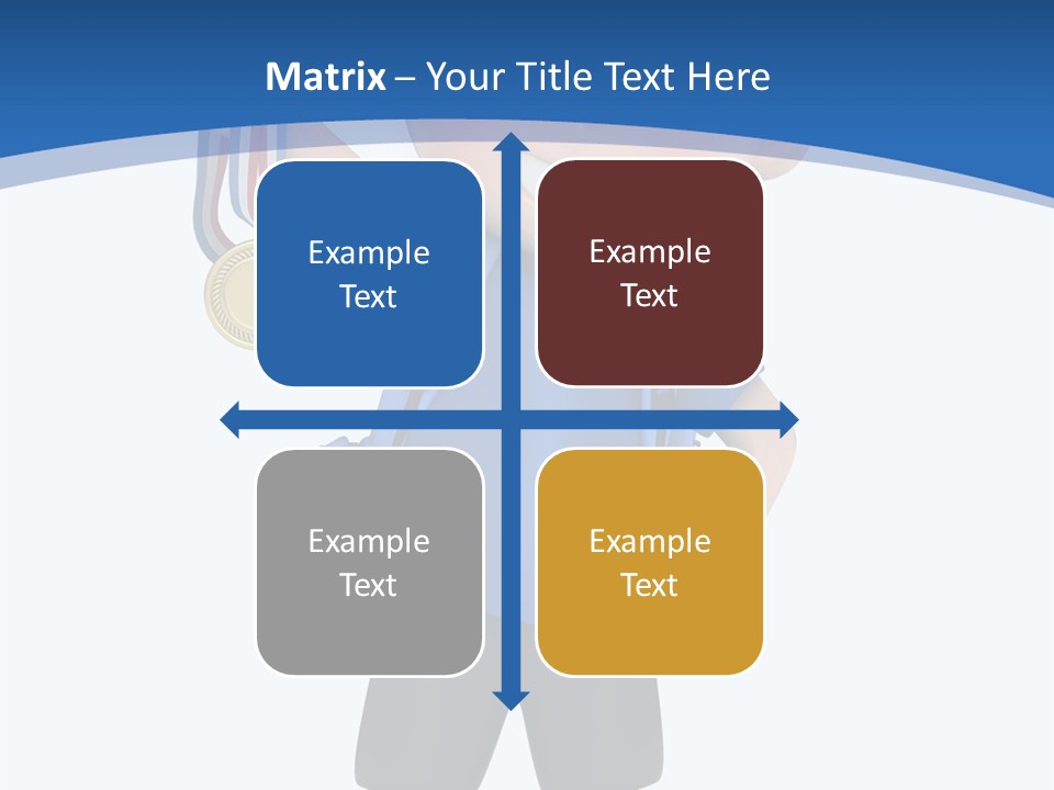 Young Gold Medal Clipart PowerPoint Template