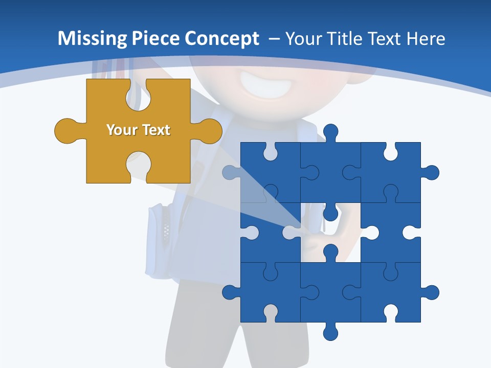 Young Gold Medal Clipart PowerPoint Template