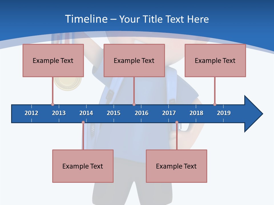 Young Gold Medal Clipart PowerPoint Template