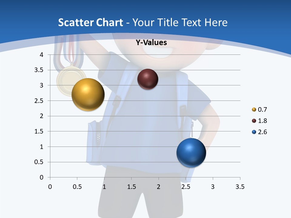 Young Gold Medal Clipart PowerPoint Template
