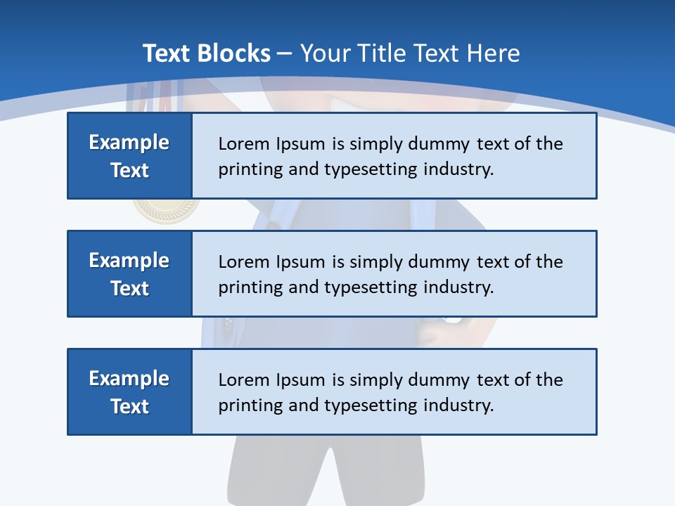 Young Gold Medal Clipart PowerPoint Template