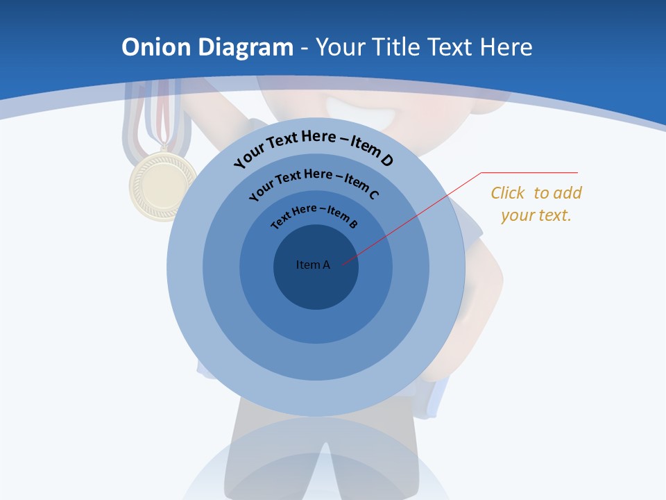 Young Gold Medal Clipart PowerPoint Template