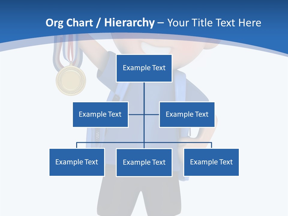 Young Gold Medal Clipart PowerPoint Template