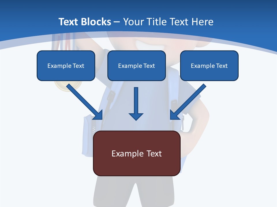 Young Gold Medal Clipart PowerPoint Template