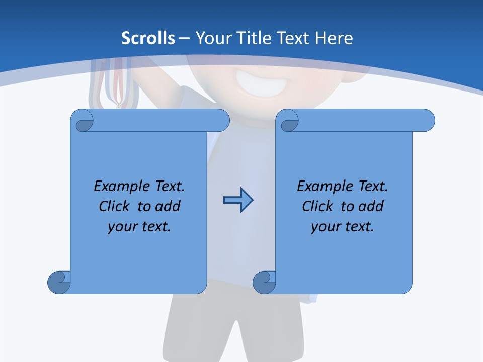 Young Gold Medal Clipart PowerPoint Template