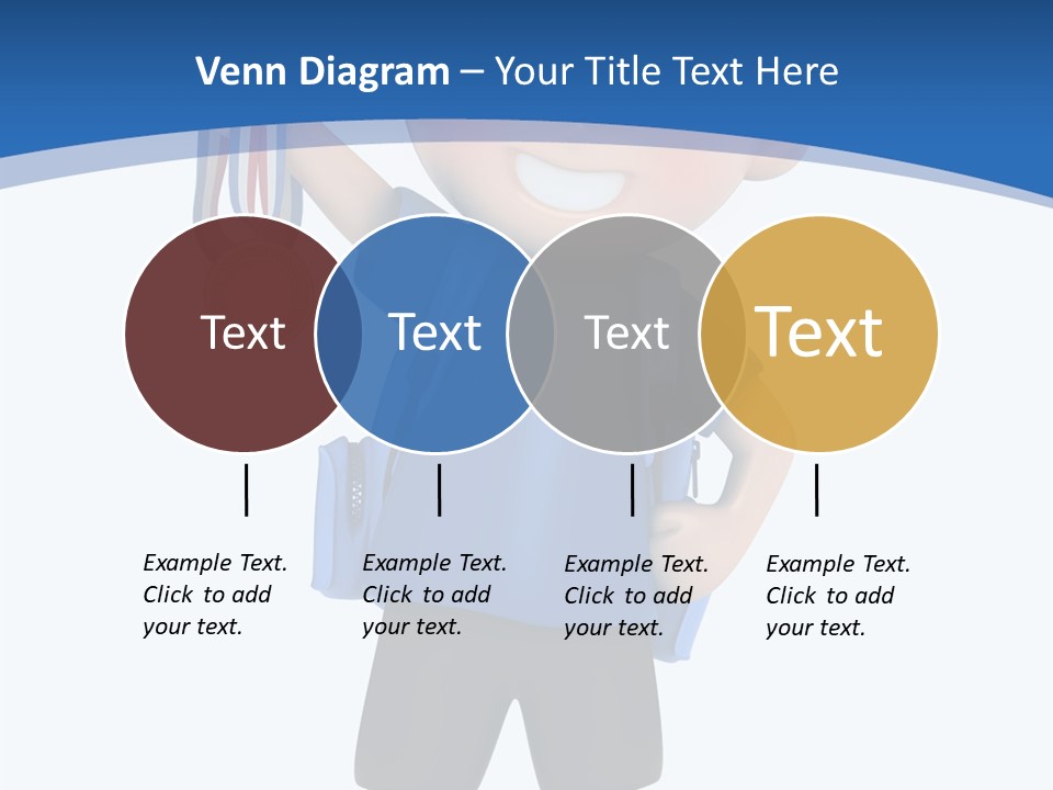 Young Gold Medal Clipart PowerPoint Template