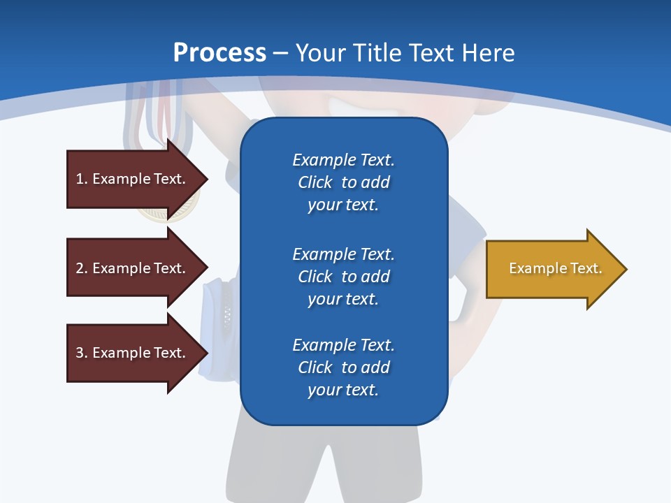 Young Gold Medal Clipart PowerPoint Template