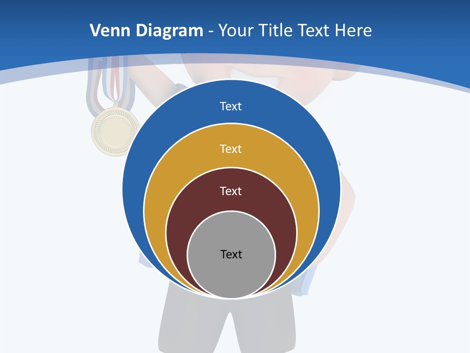 Young Gold Medal Clipart PowerPoint Template