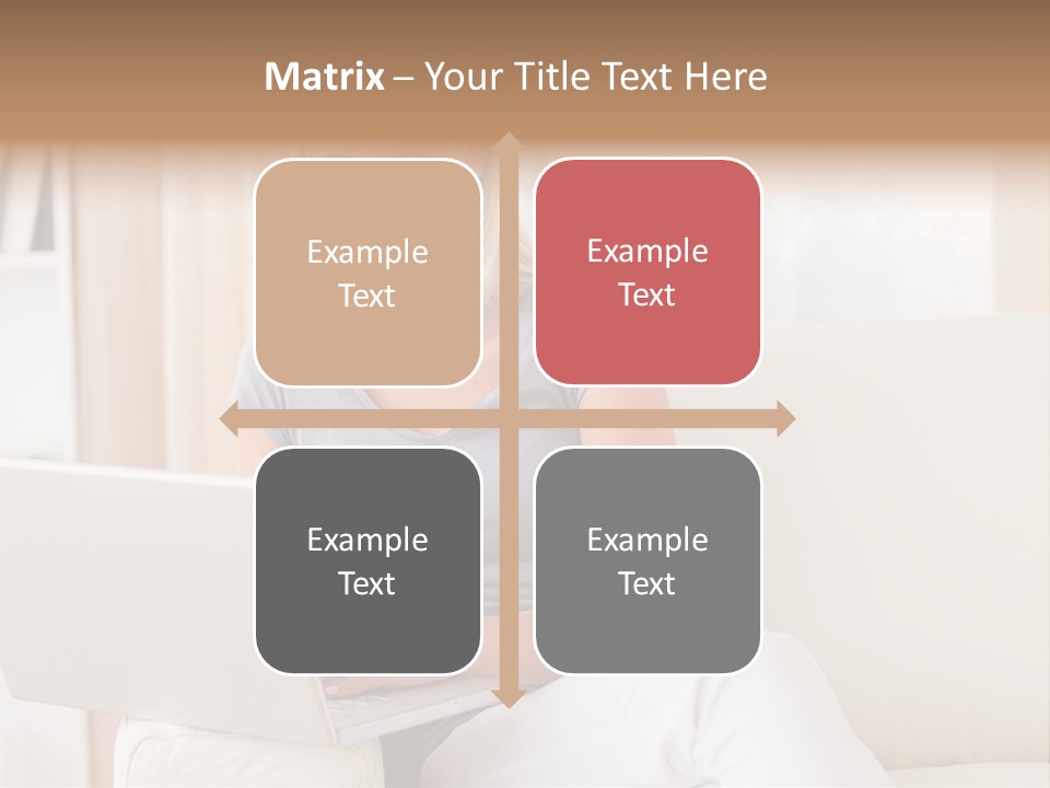 Leisure Indoors Sitting PowerPoint Template