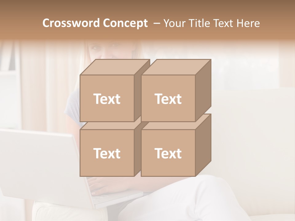 Leisure Indoors Sitting PowerPoint Template