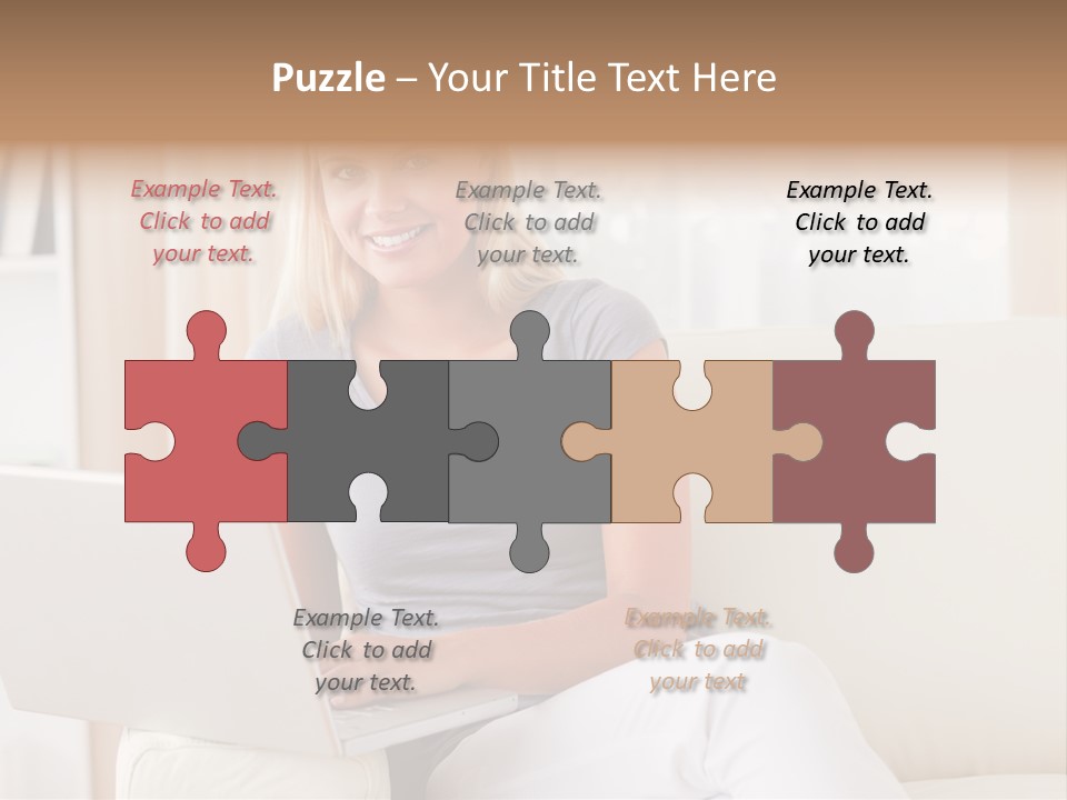 Leisure Indoors Sitting PowerPoint Template