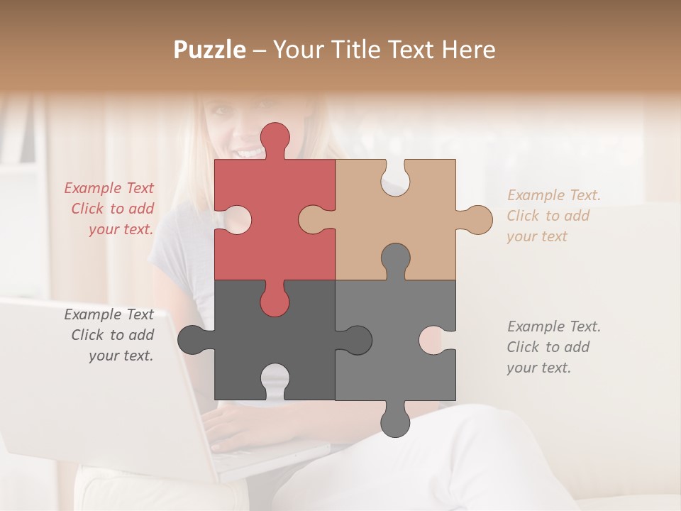 Leisure Indoors Sitting PowerPoint Template