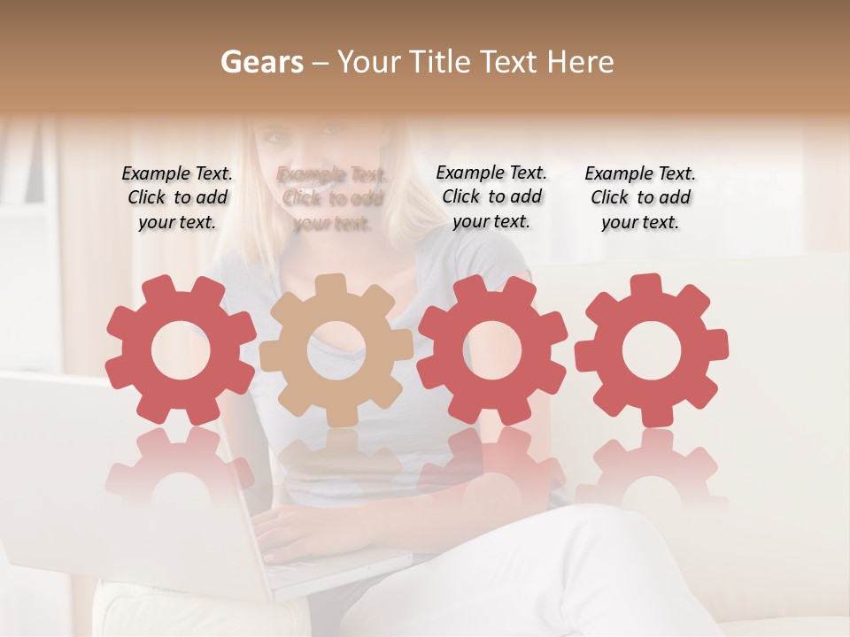 Leisure Indoors Sitting PowerPoint Template