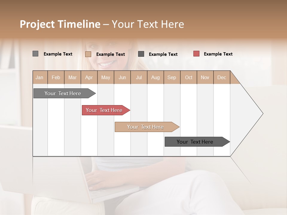 Leisure Indoors Sitting PowerPoint Template