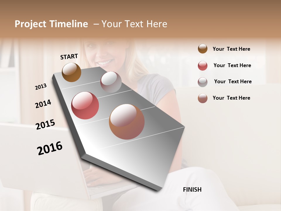 Leisure Indoors Sitting PowerPoint Template