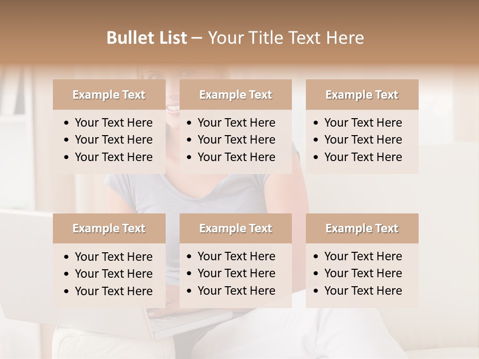 Leisure Indoors Sitting PowerPoint Template