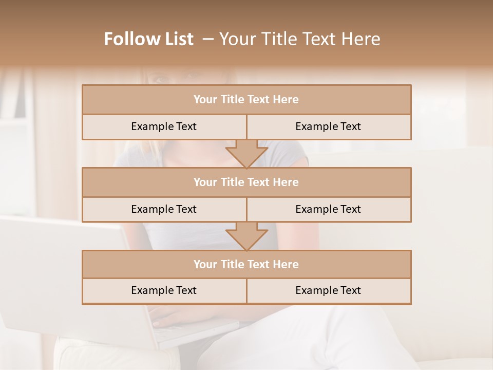 Leisure Indoors Sitting PowerPoint Template