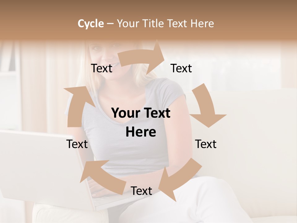 Leisure Indoors Sitting PowerPoint Template