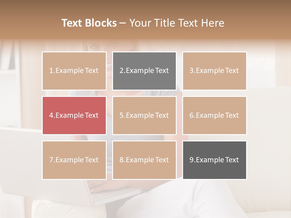 Leisure Indoors Sitting PowerPoint Template