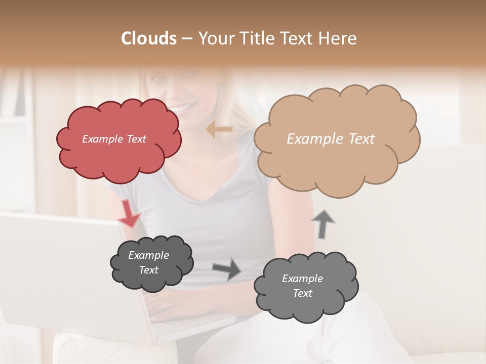 Leisure Indoors Sitting PowerPoint Template
