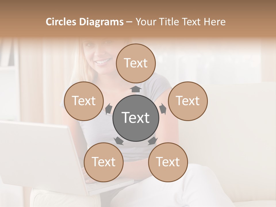 Leisure Indoors Sitting PowerPoint Template