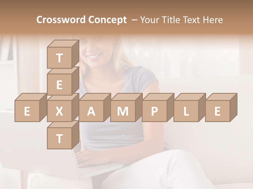 Leisure Indoors Sitting PowerPoint Template