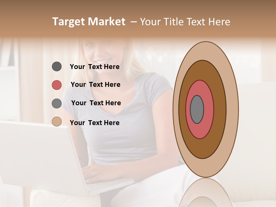 Leisure Indoors Sitting PowerPoint Template