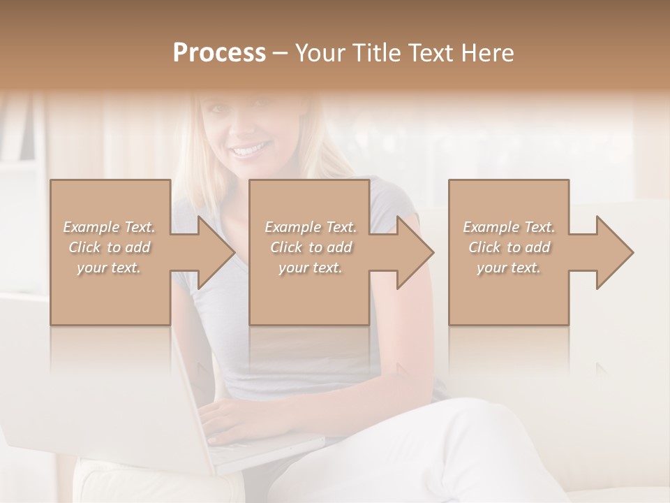 Leisure Indoors Sitting PowerPoint Template