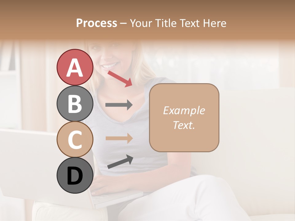 Leisure Indoors Sitting PowerPoint Template