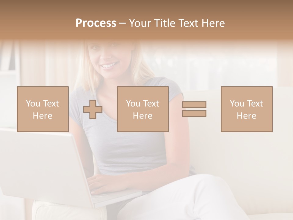 Leisure Indoors Sitting PowerPoint Template