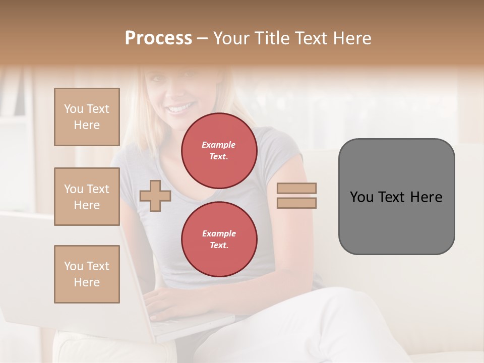 Leisure Indoors Sitting PowerPoint Template