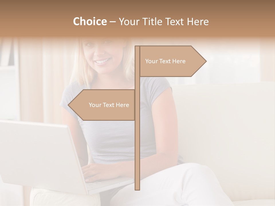 Leisure Indoors Sitting PowerPoint Template