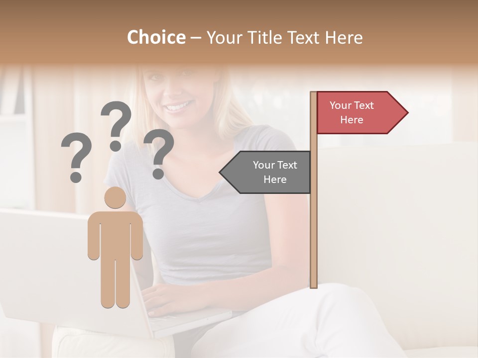 Leisure Indoors Sitting PowerPoint Template