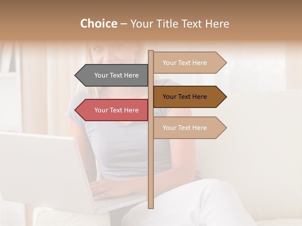 Leisure Indoors Sitting PowerPoint Template