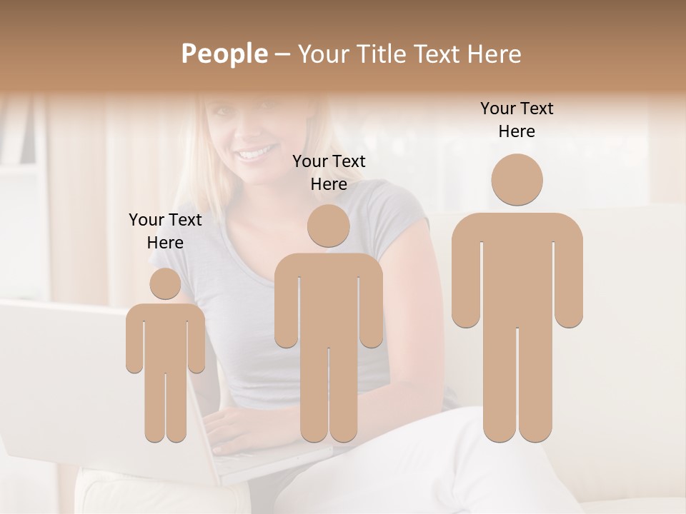 Leisure Indoors Sitting PowerPoint Template