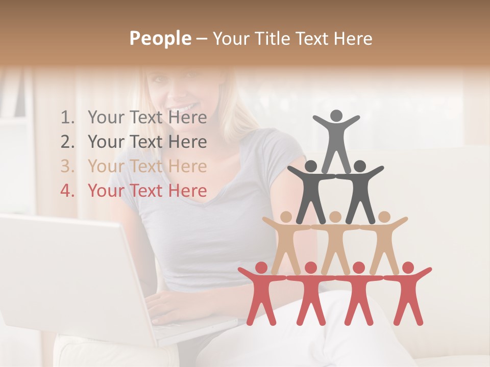 Leisure Indoors Sitting PowerPoint Template