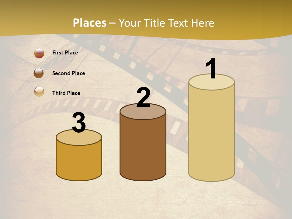 Composition Aged Graphic PowerPoint Template