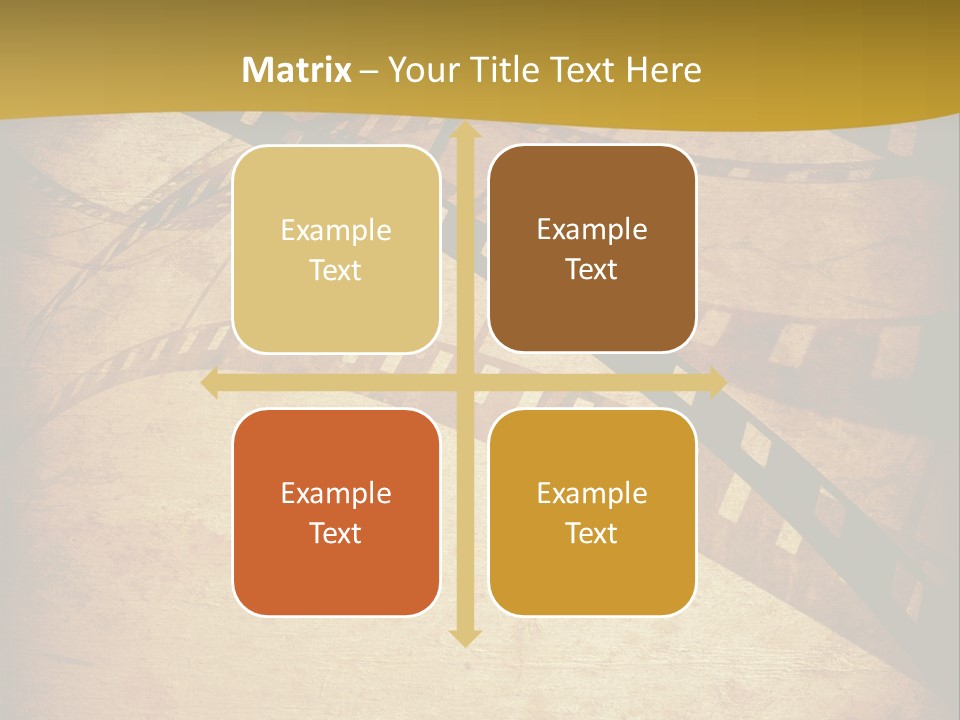 Composition Aged Graphic PowerPoint Template