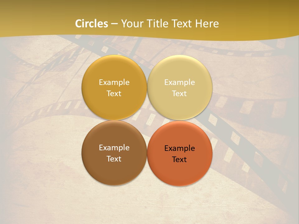 Composition Aged Graphic PowerPoint Template