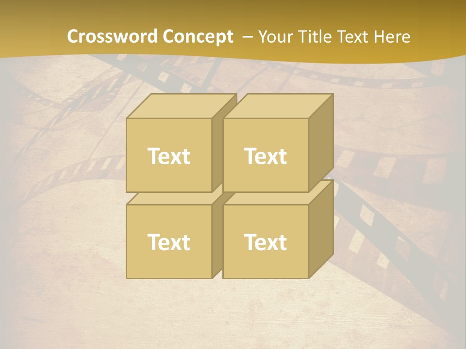 Composition Aged Graphic PowerPoint Template
