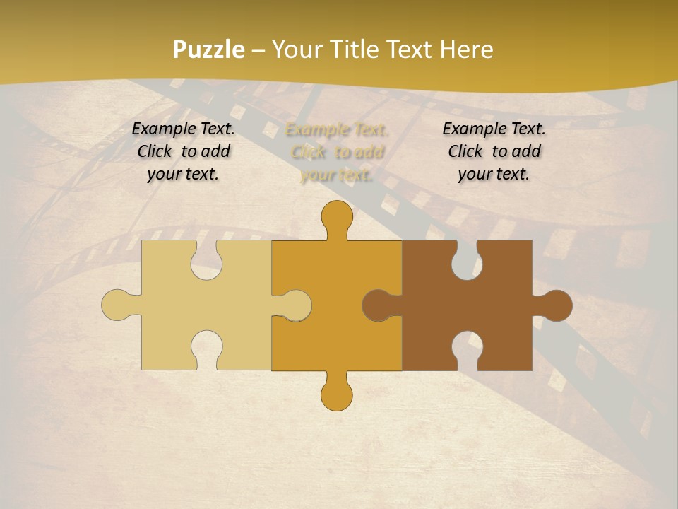 Composition Aged Graphic PowerPoint Template