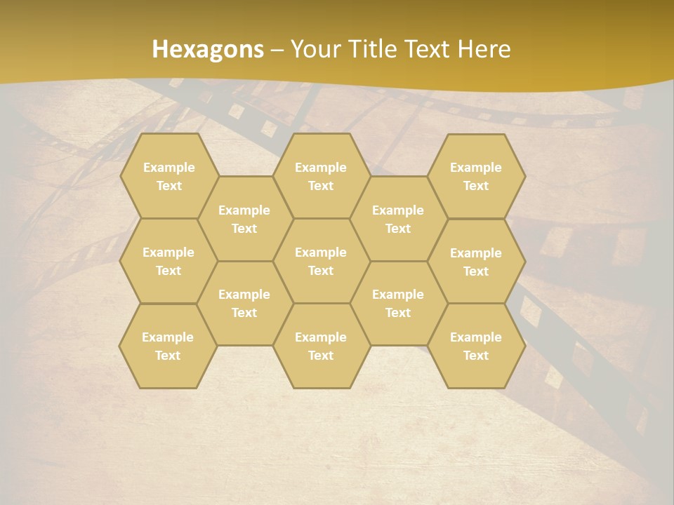 Composition Aged Graphic PowerPoint Template