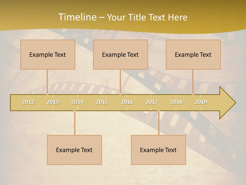 Composition Aged Graphic PowerPoint Template