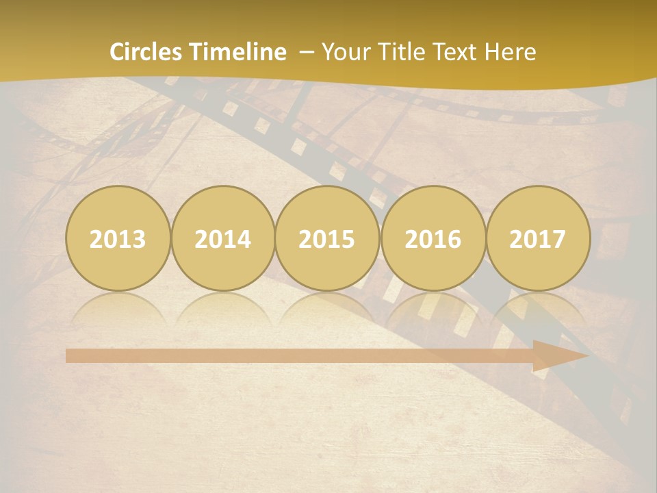 Composition Aged Graphic PowerPoint Template