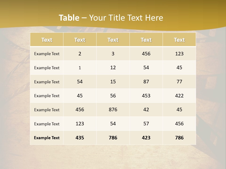 Composition Aged Graphic PowerPoint Template